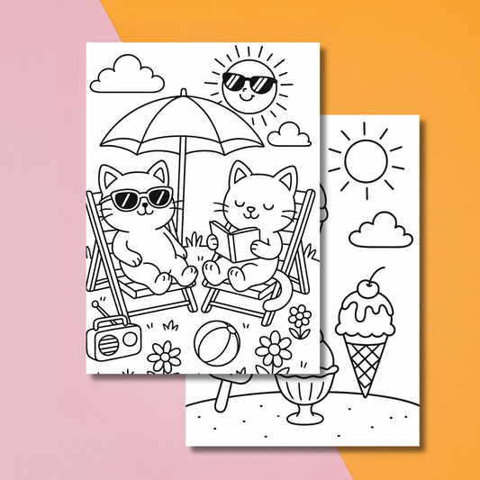 50 Kleurplaten Zomer