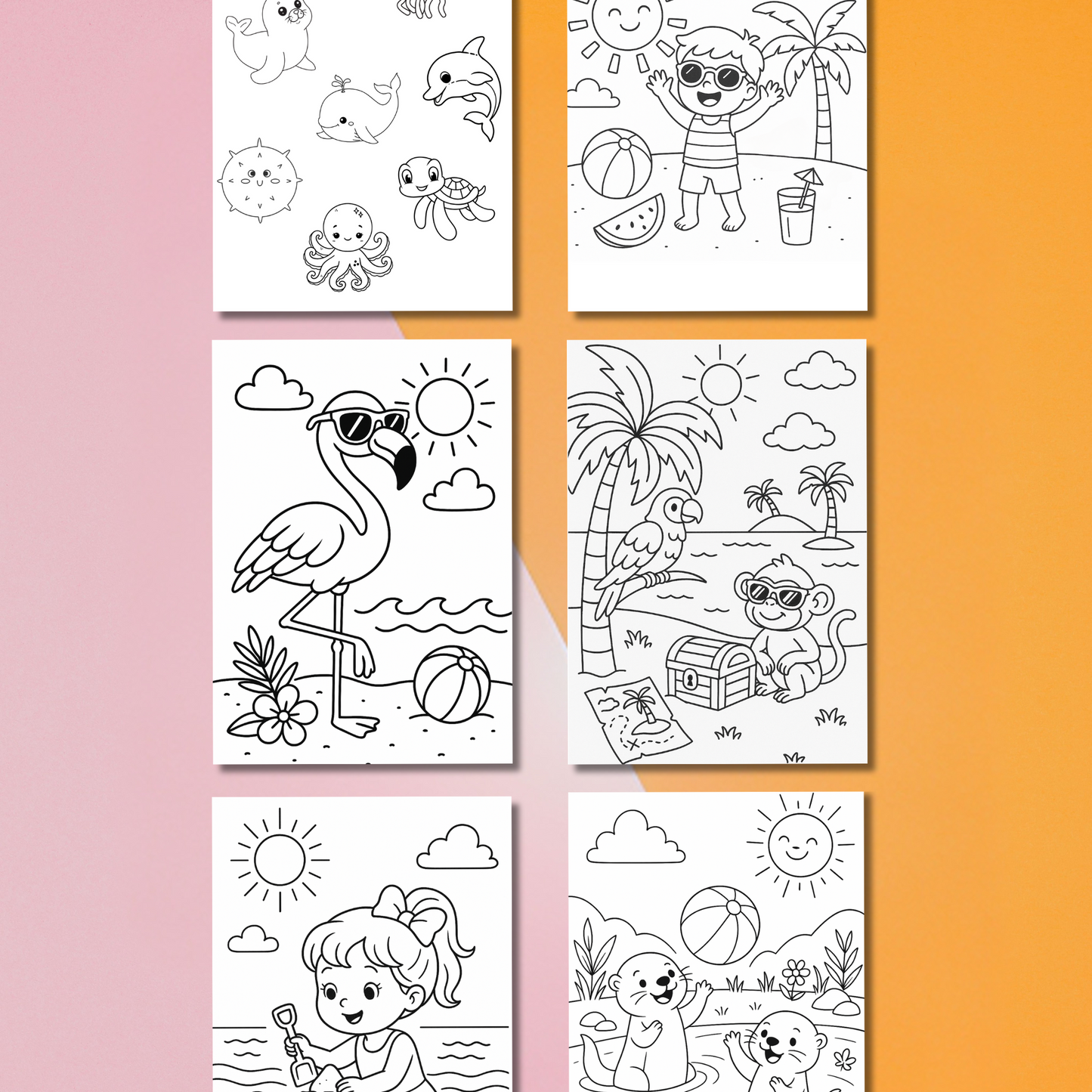 50 Kleurplaten Zomer