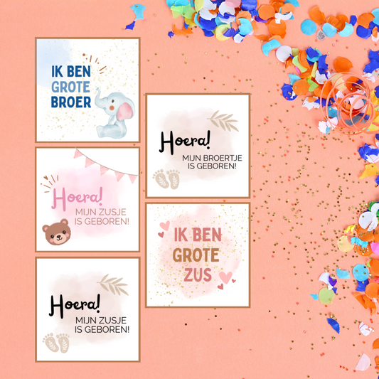 Traktatielabel broer & zus